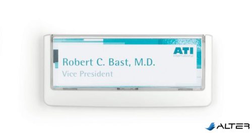 Információs tábla, 149x52,5 mm, DURABLE "CLICK SIGN", fehér