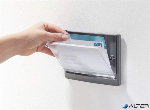 Információs tábla, 149x52,5 mm, DURABLE "CLICK SIGN", fehér