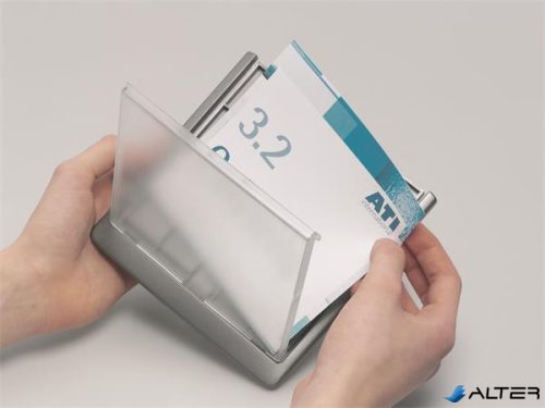 Információs tábla, 149x52,5 mm, DURABLE "CLICK SIGN", szürke