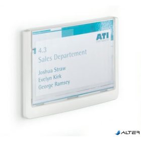   Információs tábla, 149x105,5 mm, DURABLE "CLICK SIGN", fehér