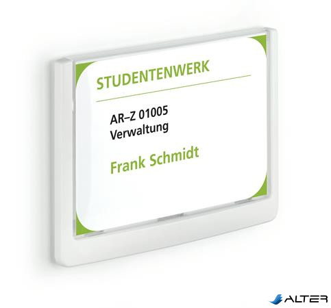 Információs tábla, 149x105,5 mm, DURABLE "CLICK SIGN", fehér