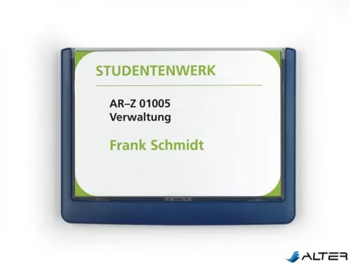 Információs tábla, 149x105,5 mm, DURABLE "CLICK SIGN", kék