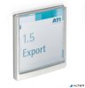 Információs tábla, 149x148,5 mm, DURABLE "CLICK SIGN", fehér