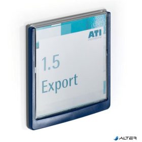   Információs tábla, 149x148,5 mm, DURABLE "CLICK SIGN", kék