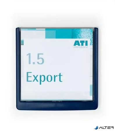 Információs tábla, 149x148,5 mm, DURABLE "CLICK SIGN", kék