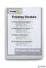 Információs tábla, 210x297 mm, DURABLE „CLICK SIGN”, fehér