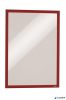 Infokeret, A3, mágneses, DURABLE "DURAFRAME® MAGNETIC", piros