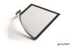 Infokeret, A4, mágneses, DURABLE "DURAFRAME® MAGNETIC", fekete