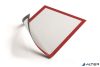 Infokeret, A4, mágneses, DURABLE "DURAFRAME® MAGNETIC", piros