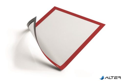 Infokeret, A4, mágneses, DURABLE "DURAFRAME® MAGNETIC", piros