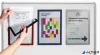 Infokeret, A4, mágneses, DURABLE 'DURAFRAME® MAGNETIC', piros