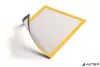 Infokeret, A4, mágneses, DURABLE 'DURAFRAME® MAGNETIC', sárga