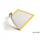 Infokeret, A4, mágneses, DURABLE 'DURAFRAME® MAGNETIC', sárga