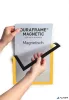 Infokeret, A4, mágneses, DURABLE 'DURAFRAME® MAGNETIC', sárga