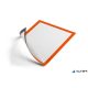 Infokeret, A4, mágneses, DURABLE "DURAFRAME® MAGNETIC", narancs