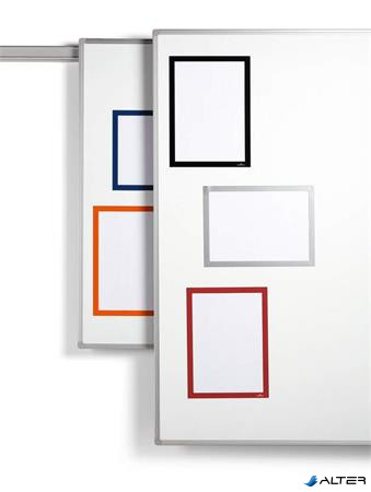 Infokeret, A4, mágneses, DURABLE 'DURAFRAME® MAGNETIC', narancs