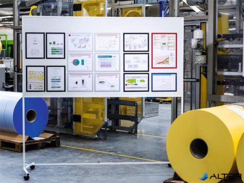 Infokeret, A4, mágneses, DURABLE 'DURAFRAME® MAGNETIC', narancs