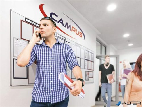 Infokeret, A4, mágneses, DURABLE 'DURAFRAME® MAGNETIC', narancs