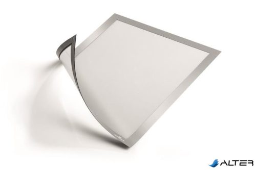 Infokeret, A4, mágneses, DURABLE "DURAFRAME® MAGNETIC", ezüst