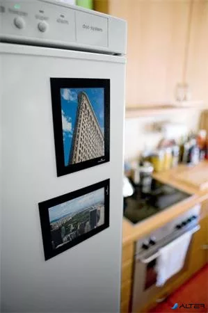 Infokeret, öntapadó, A6, DURABLE 'DURAFRAME®', fekete