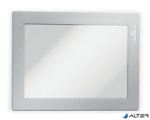 Infokeret, öntapadó, A6, DURABLE "DURAFRAME®", ezüst