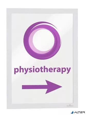 Infokeret, A4, öntapadó háttal, DURABLE "DURAFRAME®", fehér