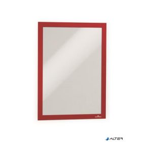   Infokeret, A4, öntapadó háttal, DURABLE 'DURAFRAME®', piros