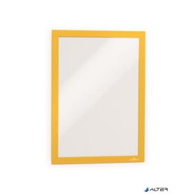   Infokeret, A4, öntapadó háttal, DURABLE 'DURAFRAME®', sárga