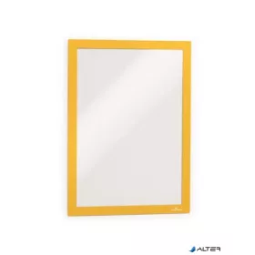   Infokeret, A4, öntapadó háttal, DURABLE "DURAFRAME®", sárga