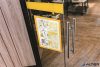 Infokeret, A4, öntapadó háttal, DURABLE "DURAFRAME®", sárga