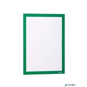   Infokeret, A4, öntapadó háttal, DURABLE 'DURAFRAME®', zöld