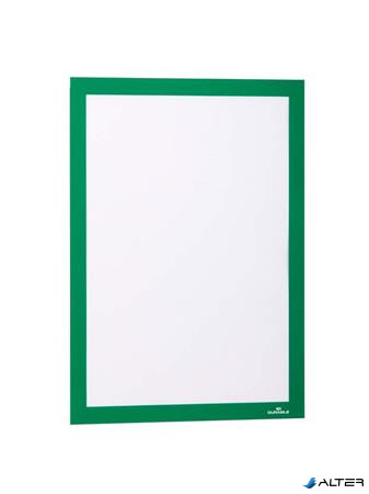 Infokeret, A4, öntapadó háttal, DURABLE "DURAFRAME®", zöld