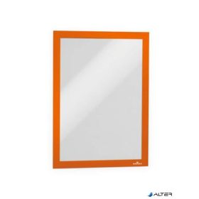   Infokeret, A4, öntapadó háttal, DURABLE 'DURAFRAME®', narancs