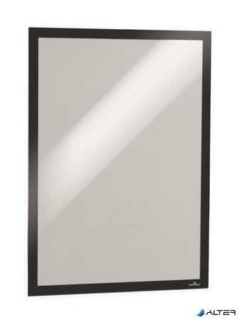 Infokeret, A3, öntapadó háttal, DURABLE "DURAFRAME®", fekete