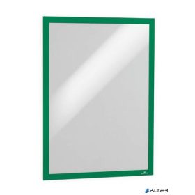   Infokeret, A3, öntapadó háttal, DURABLE 'DURAFRAME®', zöld