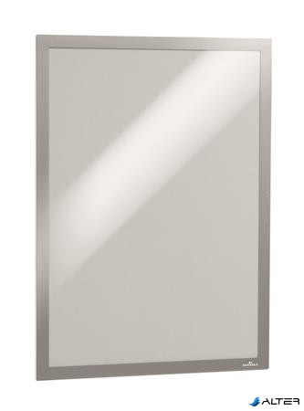 Infokeret, A3, öntapadó háttal, DURABLE "DURAFRAME®", ezüst