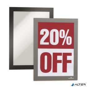   Infokeret, A5, öntapadó háttal, DURABLE 'DURAFRAME®', ezüst