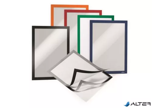 Infokeret, A4, öntapadó háttal, DURABLE 'DURAFRAME®', fehér