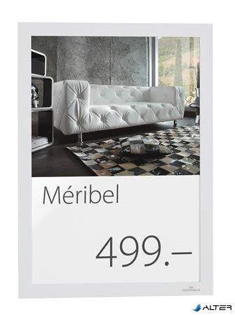 Infokeret, A4, öntapadó háttal, DURABLE 'DURAFRAME®', fehér