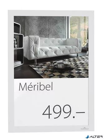 Infokeret, A4, öntapadó háttal, DURABLE "DURAFRAME®", fehér