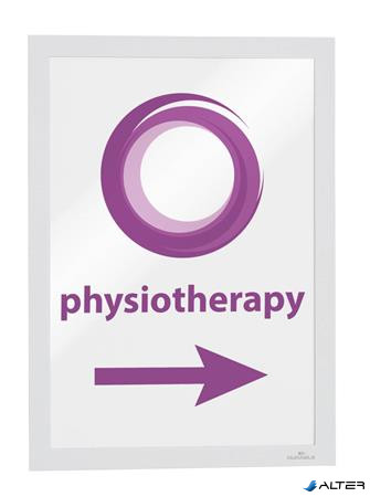 Infokeret, A4, öntapadó háttal, DURABLE 'DURAFRAME®', fehér