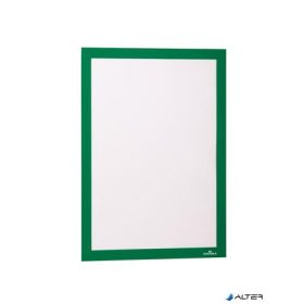   Infokeret, A4, öntapadó háttal, DURABLE 'DURAFRAME®', zöld