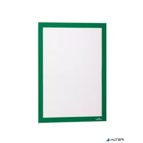   Infokeret, A4, öntapadó háttal, DURABLE "DURAFRAME®", zöld
