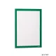 Infokeret, A4, öntapadó háttal, DURABLE 'DURAFRAME®', zöld