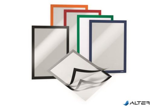 Infokeret, A4, öntapadó háttal, DURABLE 'DURAFRAME®', zöld