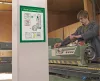 Infokeret, A4, öntapadó háttal, DURABLE "DURAFRAME®", zöld