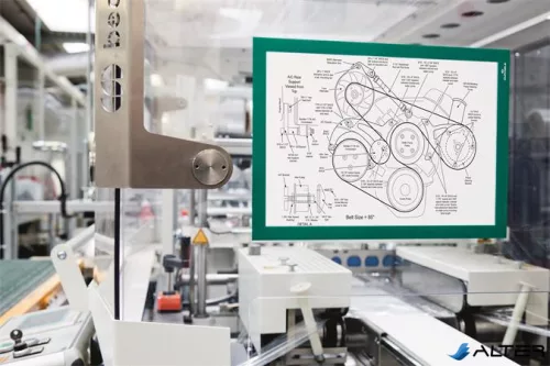 Infokeret, A4, öntapadó háttal, DURABLE "DURAFRAME®", zöld