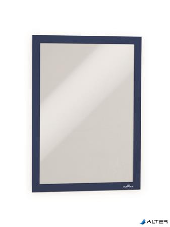 Infokeret, A4, öntapadó háttal, DURABLE "DURAFRAME®", sötétkék