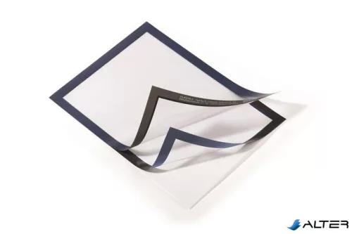 Infokeret, A4, öntapadó háttal, DURABLE 'DURAFRAME®', sötétkék