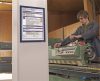 Infokeret, A4, öntapadó háttal, DURABLE "DURAFRAME®", sötétkék